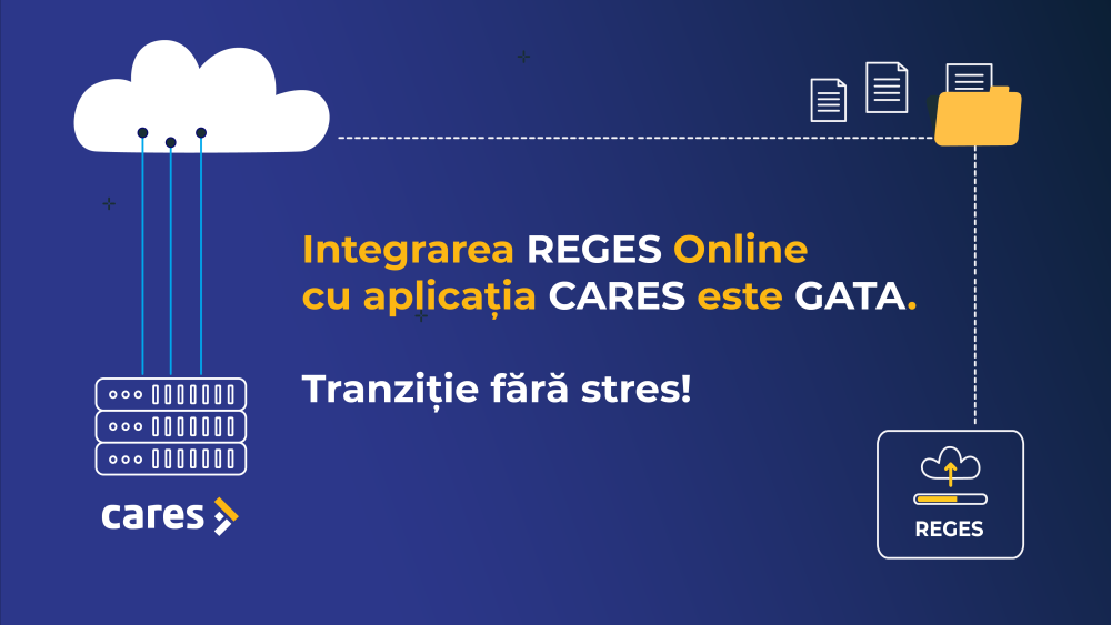 Integrarea REGES Online cu aplicația CARES este GATA.